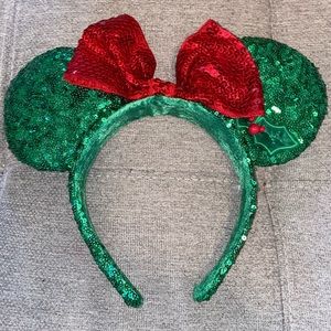 Christmas Minnie Ears Headband